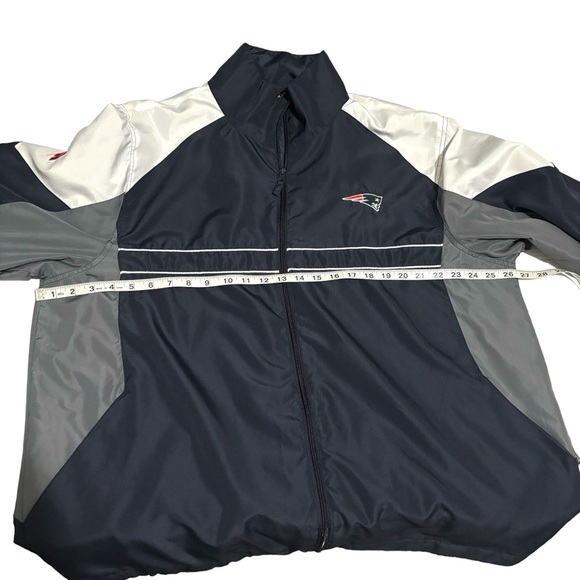 Vintage New England Patriots Dunbrooke Windbreaker Jacket XL SI Logo NFL Sports - Picture 11 of 15